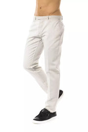 Gray Cotton Men Pants