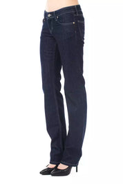 Blue Cotton Women's Jeans
