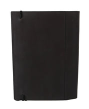 Black Leather Bifold Travel Holder Logo Wallet