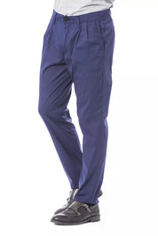 Blue Cotton Men's Chino Pant