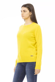 Yellow Cashmere Women Sweater