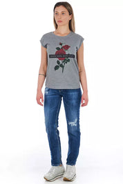 Blue Cotton Women's Jeans