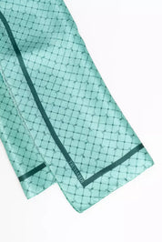 Ljusblå sidenhalsduk för kvinnor