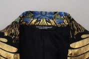 Gold Lurex Double Breasted Jacket Blazer