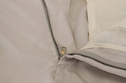 Off White Silk Mid Waist Chino Pants