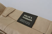 Brown Black Cotton Chino Men Pants