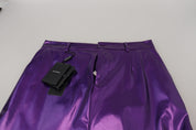 Purple Shining Men Casual Pants