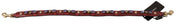 Dolce & Gabbana Red Python Leather Shoulder Strap