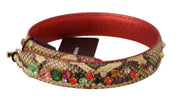 Dolce & Gabbana Beige Python Leather Shoulder Strap