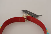 Dolce & Gabbana Beige Python Leather Shoulder Strap