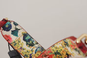 Dolce & Gabbana Red Python Leather Shoulder Strap