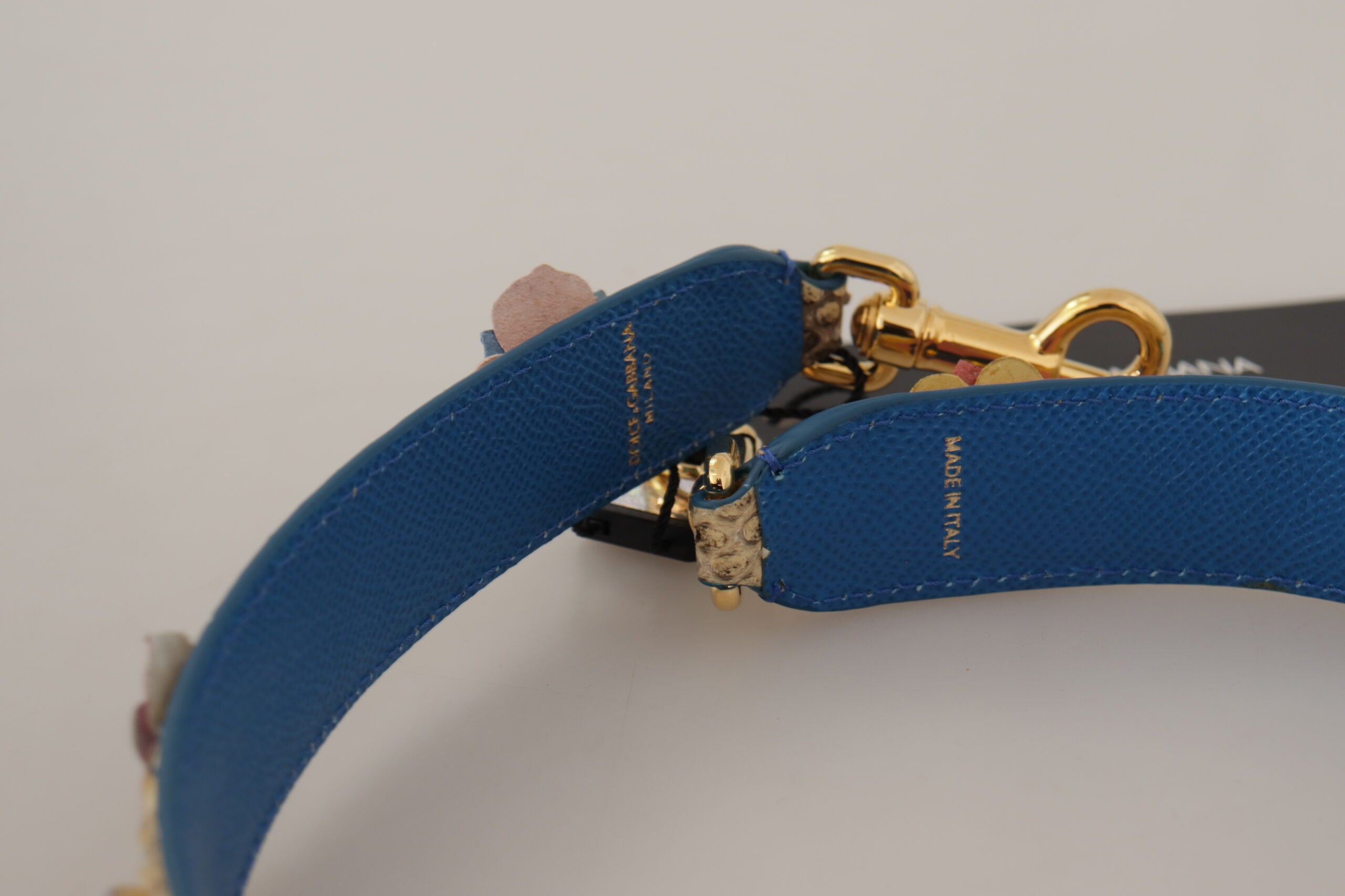 Dolce & Gabbana Beige Python Leather Shoulder Strap