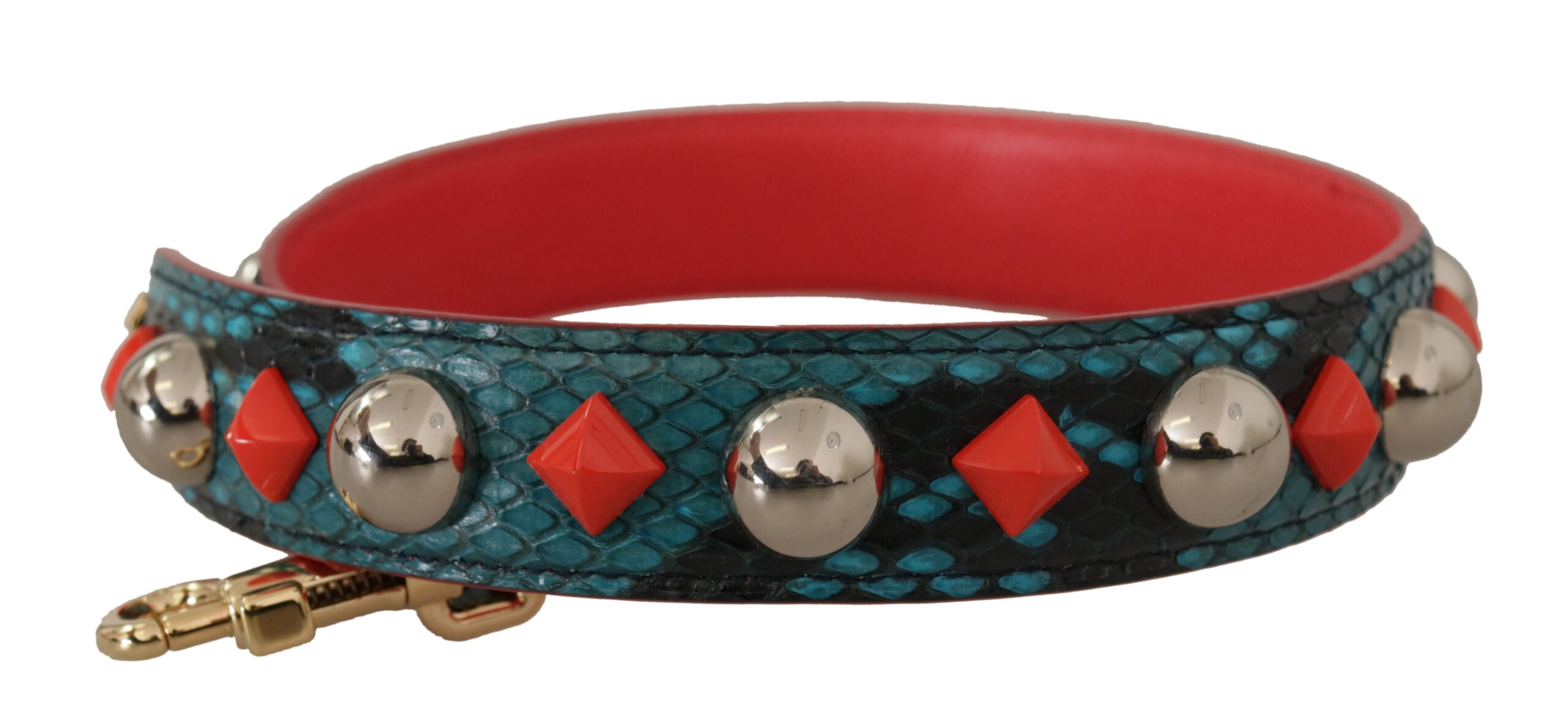 Dolce & Gabbana Green Leather Shoulder Strap