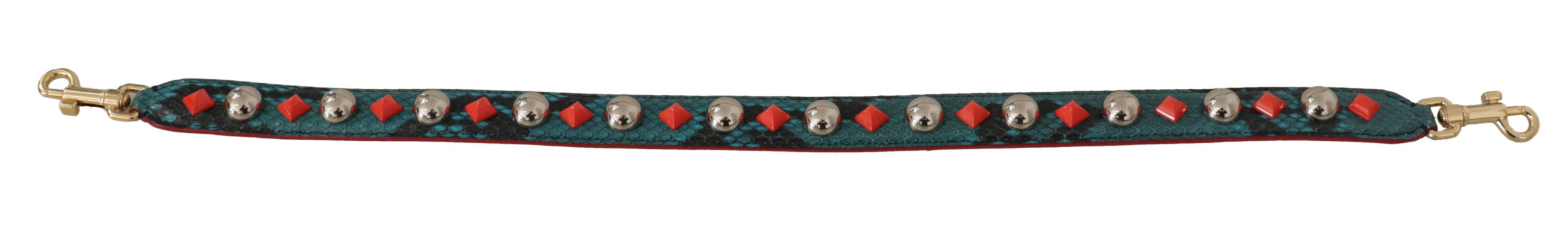 Dolce & Gabbana Green Leather Shoulder Strap