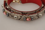 Dolce & Gabbana Beige Python Leather Shoulder Strap