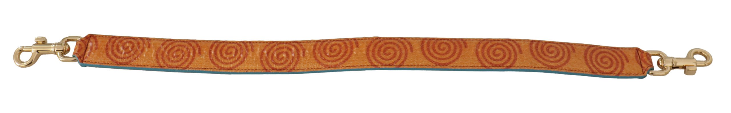 Dolce & Gabbana Orange Leather Shoulder Strap