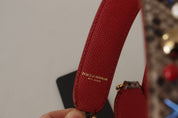 Dolce & Gabbana Brown Python Leather Shoulder Strap