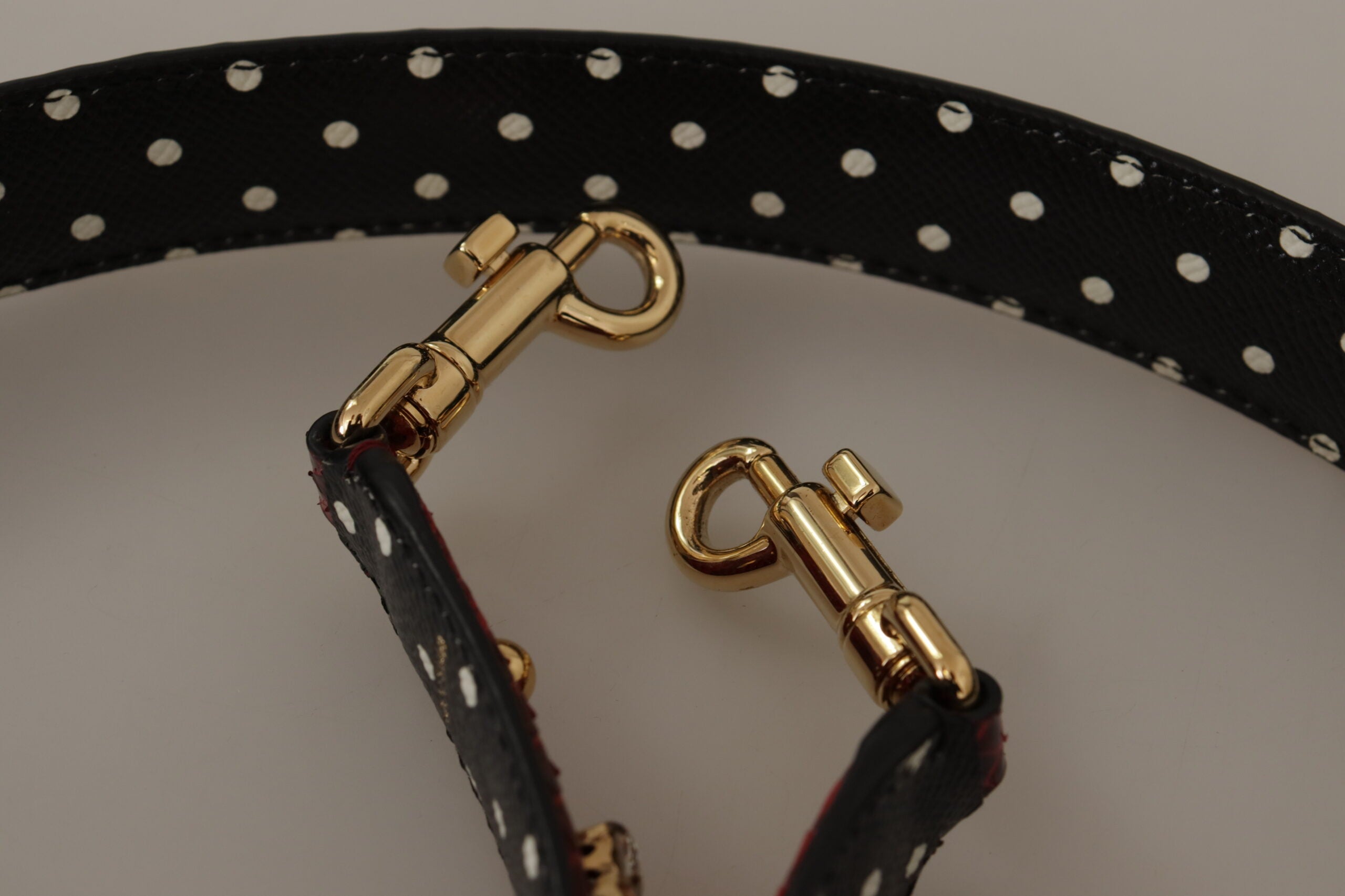 Dolce & Gabbana Red Python Leather Shoulder Strap