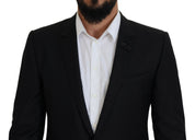 Black Single Breasted 2 Piece MARTINI Suit