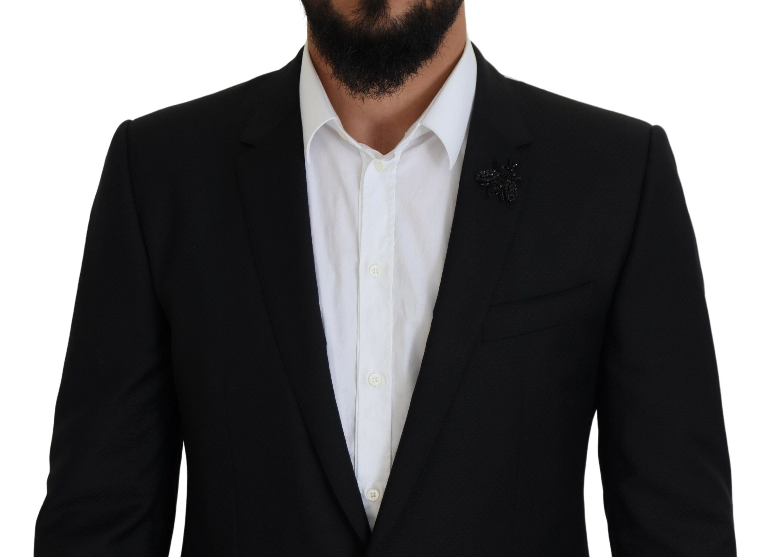 Black Single Breasted 2 Piece MARTINI Suit