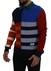 Multicolor Stripes Wool Pullover Sweater