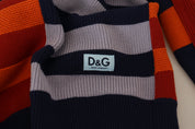 Multicolor Stripes Wool Pullover Sweater