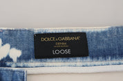 Blue Ceasar Denim Cotton Loose Fit Jeans