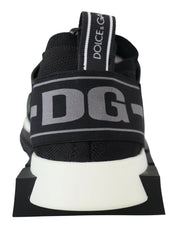 Black Mesh Sorrento Trekking Sneakers Shoes