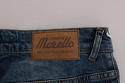 Blue Wash Torn Dunfermile Slim Fit Jeans