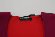 Multicolor Viscose Square Neck Pullover Sweater