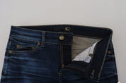 Blue Cotton Women Casual Denim Jeans