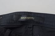 Black Cotton Slim Fit Women Denim Jeans