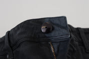 Black Cotton Slim Fit Women Denim Jeans