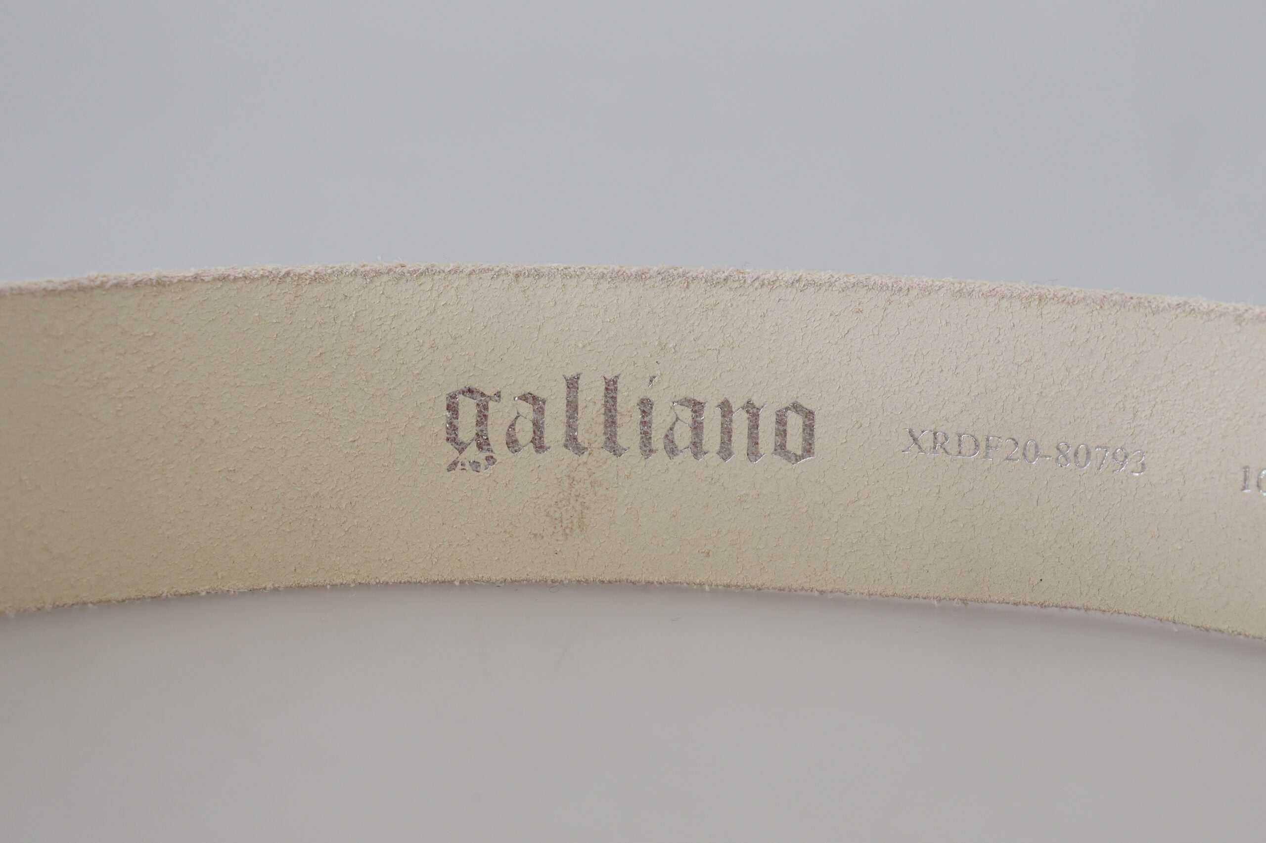Pink Leather Letter Logo Round Buckle Waist Belt