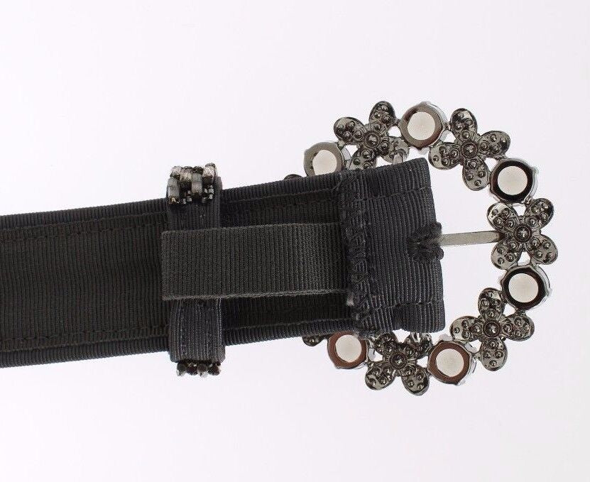 Multicolor Wide Crystal Buckle Sequined Belt