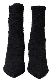 Black Stiletto Heels Mid Calf Boots