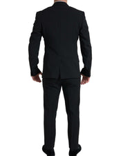 Black 2 Piece Double Breasted SICILIA Suit