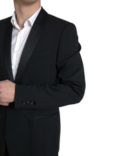 Black 2 Piece Single Breasted MARTINI Suit