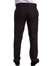 Maroon 2 Piece Single Breasted MARTINI Suit