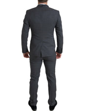 Gray 2 Piece Single Breasted MARTINI Suit