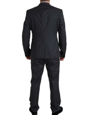Black 2 Piece Single Breasted MARTINI Suit