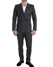 Gray 2 Piece Double Breasted SICILIA Suit