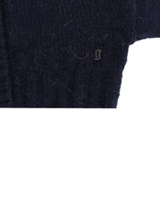 Blue cropped cardigan