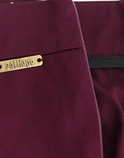 Purple slim fit pants