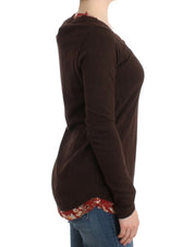 Brown crewneck sweater
