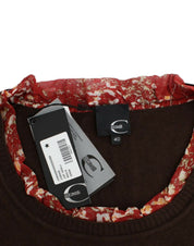 Brown crewneck sweater