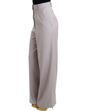 Gray high waist pants