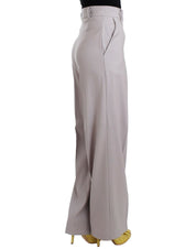 Gray high waist pants