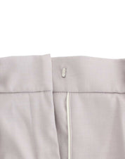 Gray high waist pants