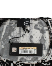 Black Printed Sheath Dress